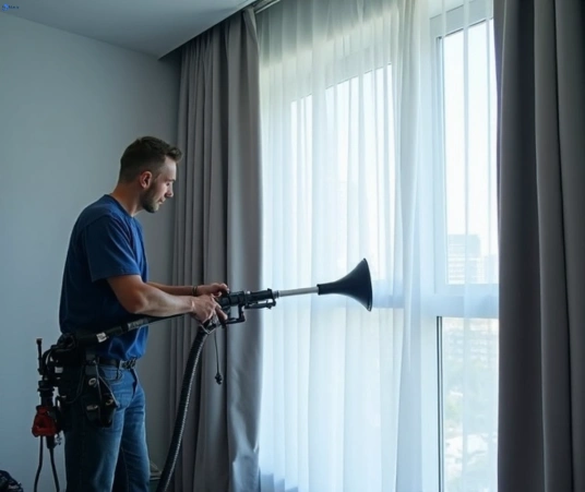 Professional curtain stain removal process equipment Matty Curtain Cleaning donnybrook